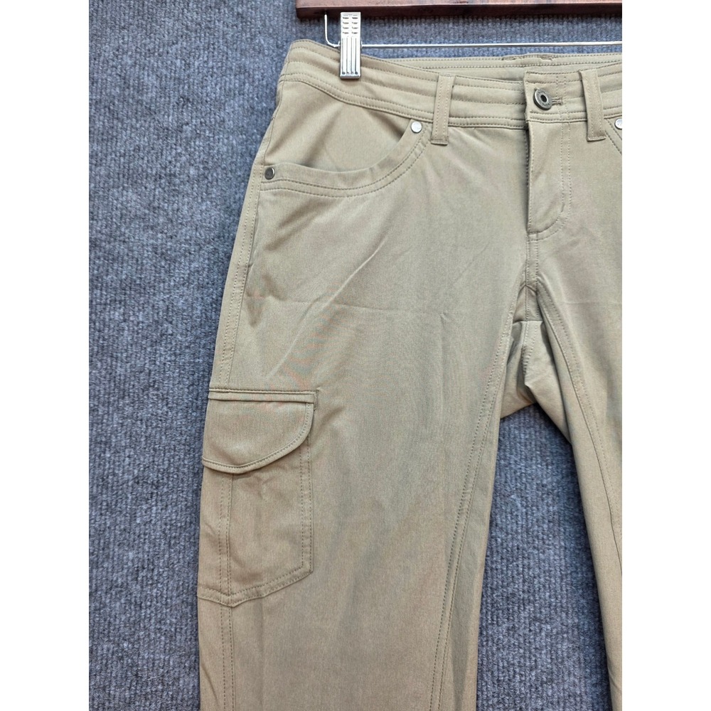KUHL Splash Roll-Up Cargo Pants Womens 4 Regular Khaki Excellent Hiking Utility - Picture 3 of 15